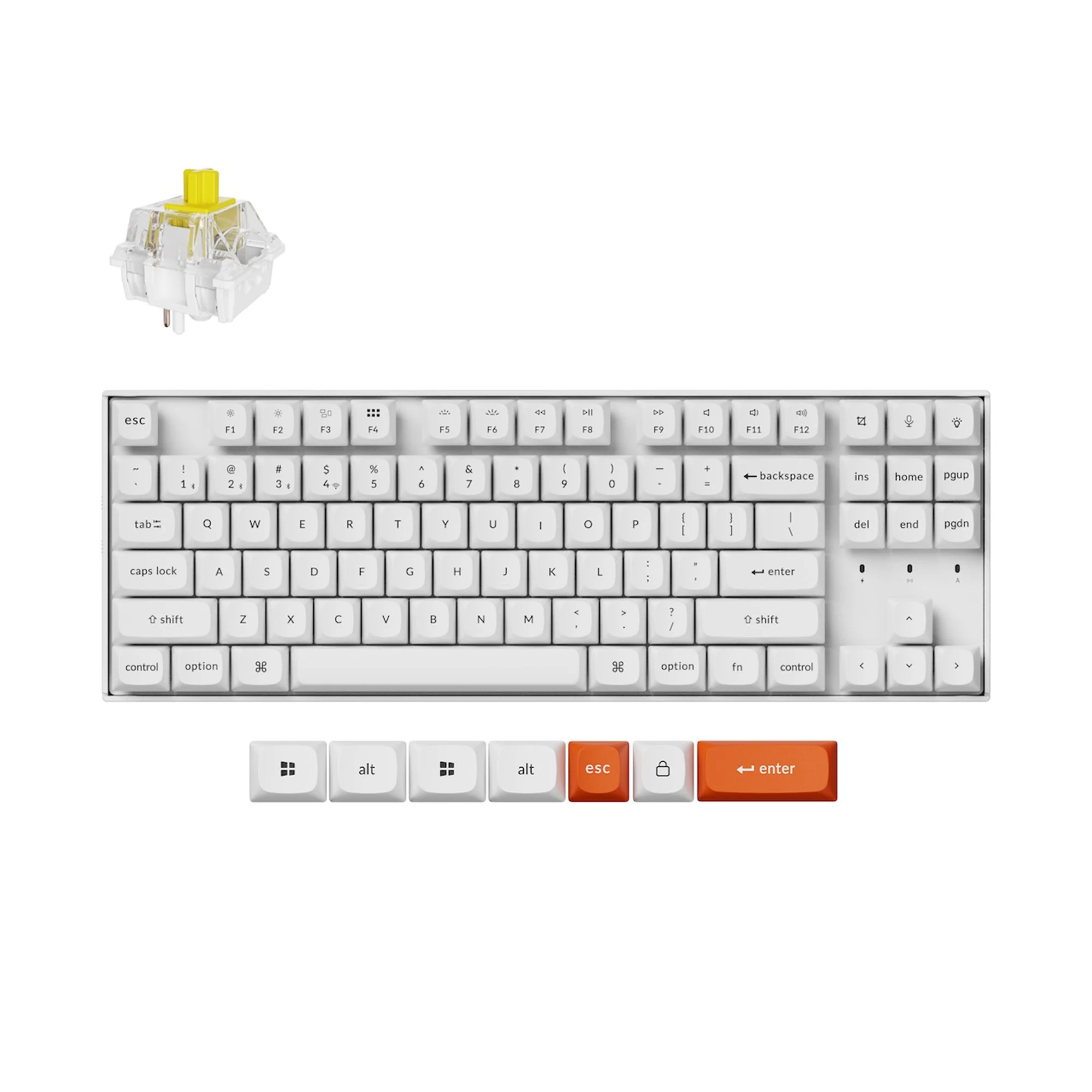 Keychron K8 Max QMK Teclado mecánico inalámbrico