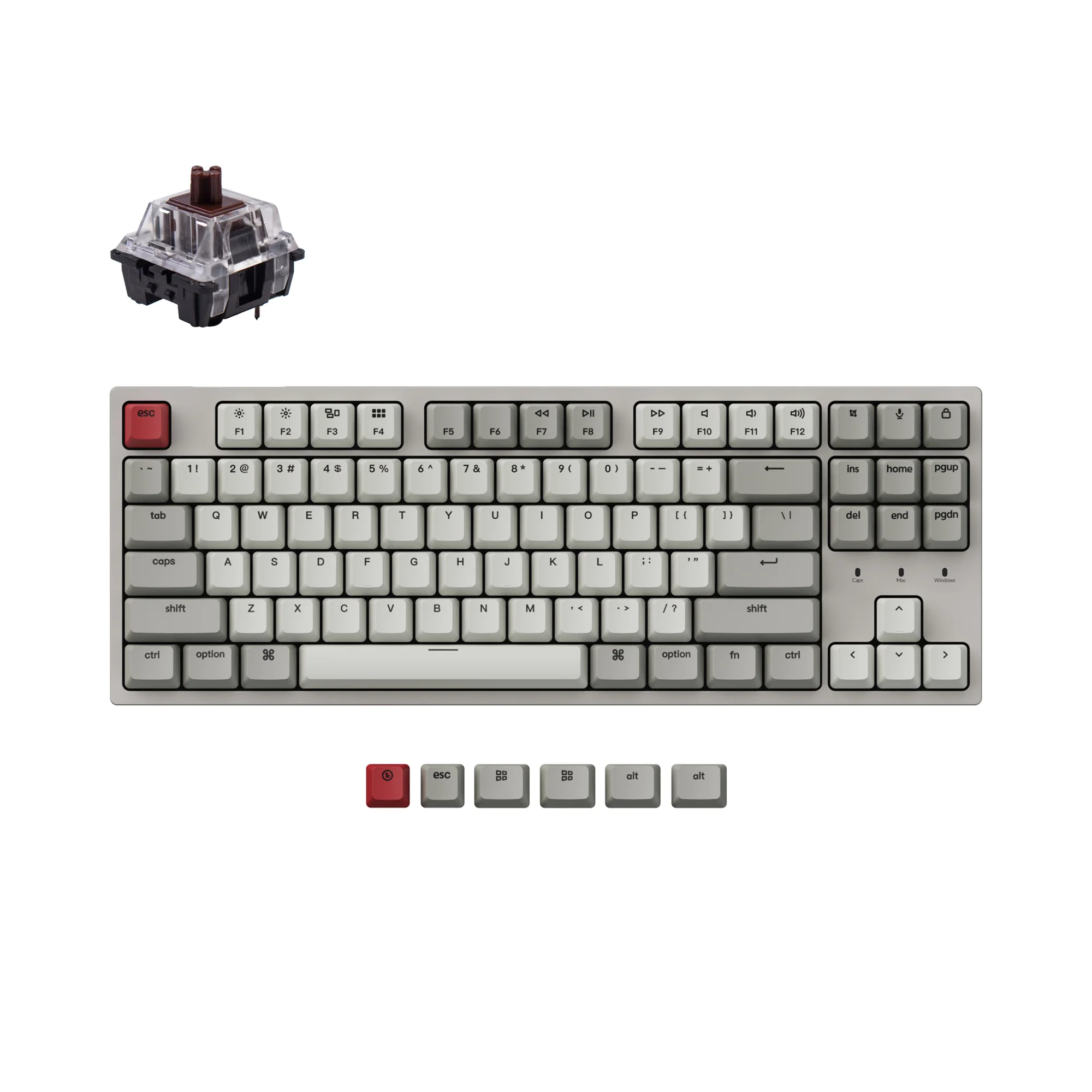 Keychron C1 kabelgebundene mechanische Tastatur