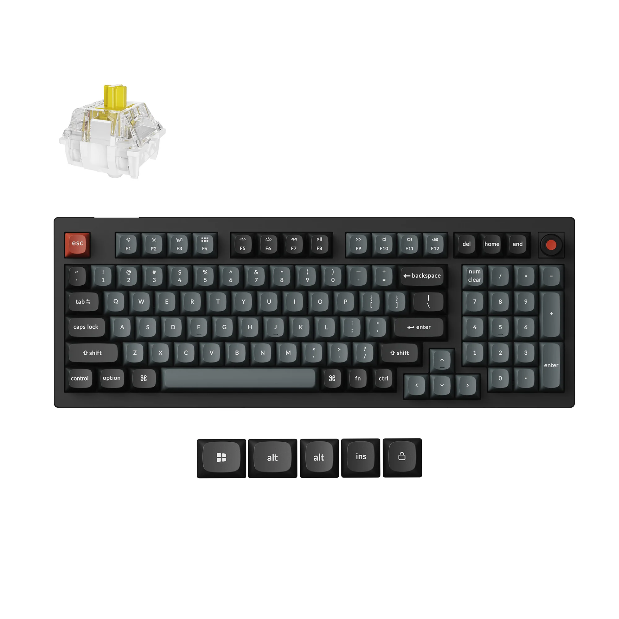 Keychron V5 8K QMK Przewodowa klawiatura mechaniczna custom