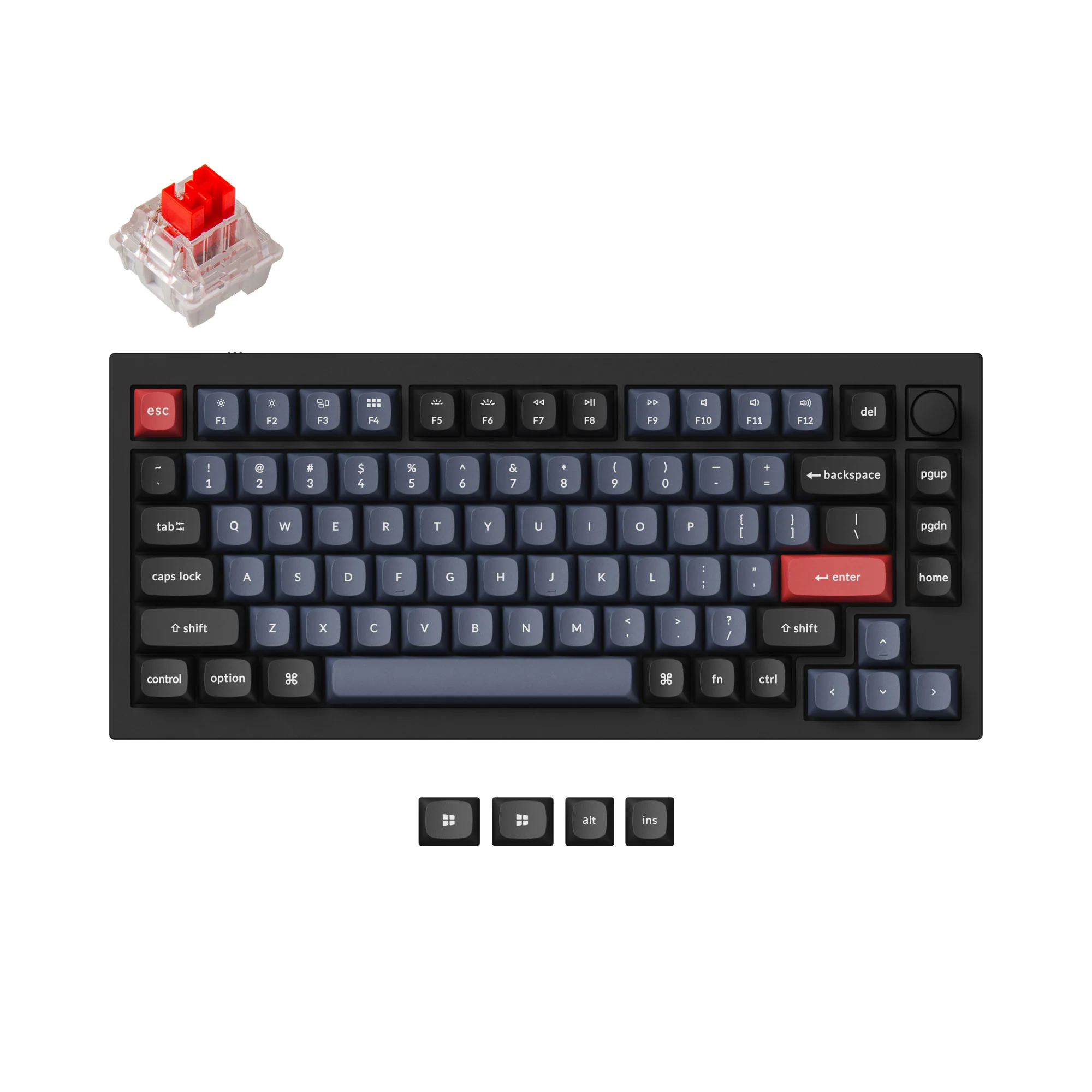 Keychron Q1 QMK Teclado mecánico personalizado - Versión 1